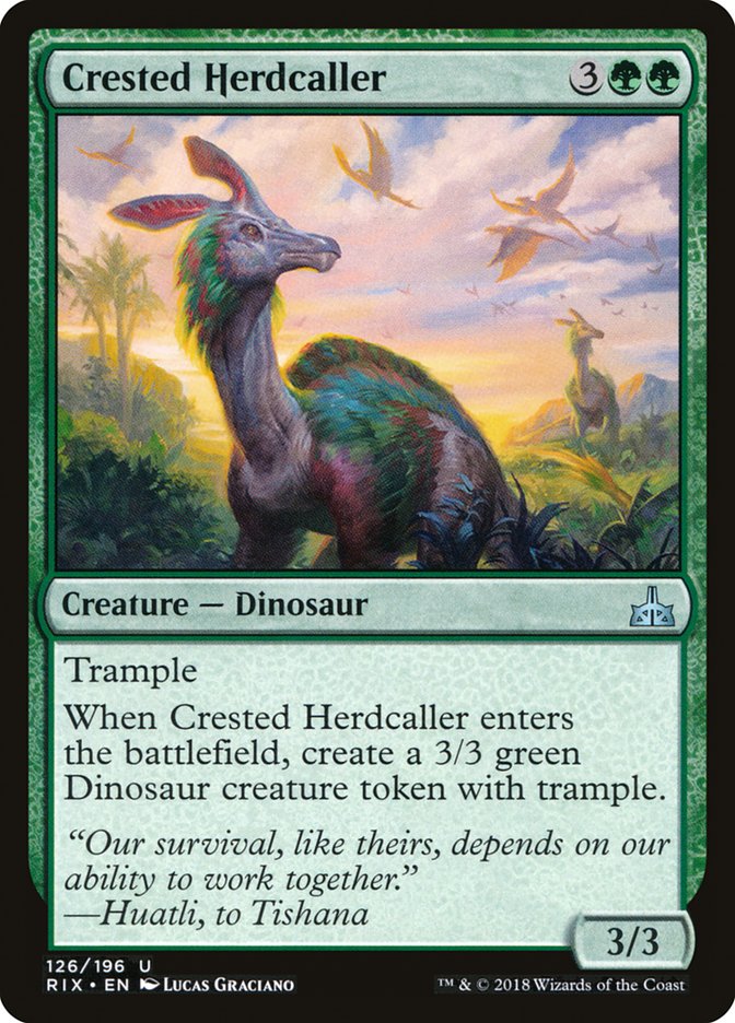 Crested Herdcaller [Rivals of Ixalan] | Shuffle n Cut Hobbies & Games
