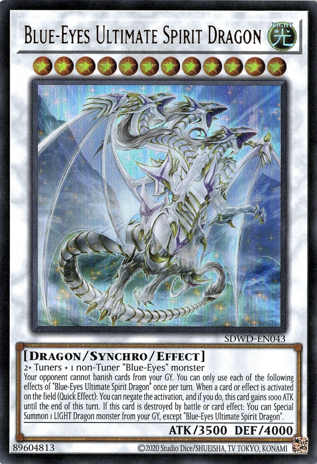 Blue-Eyes Ultimate Spirit Dragon (Unlimited) [SDWD-EN043] Ultra Rare | Shuffle n Cut Hobbies & Games