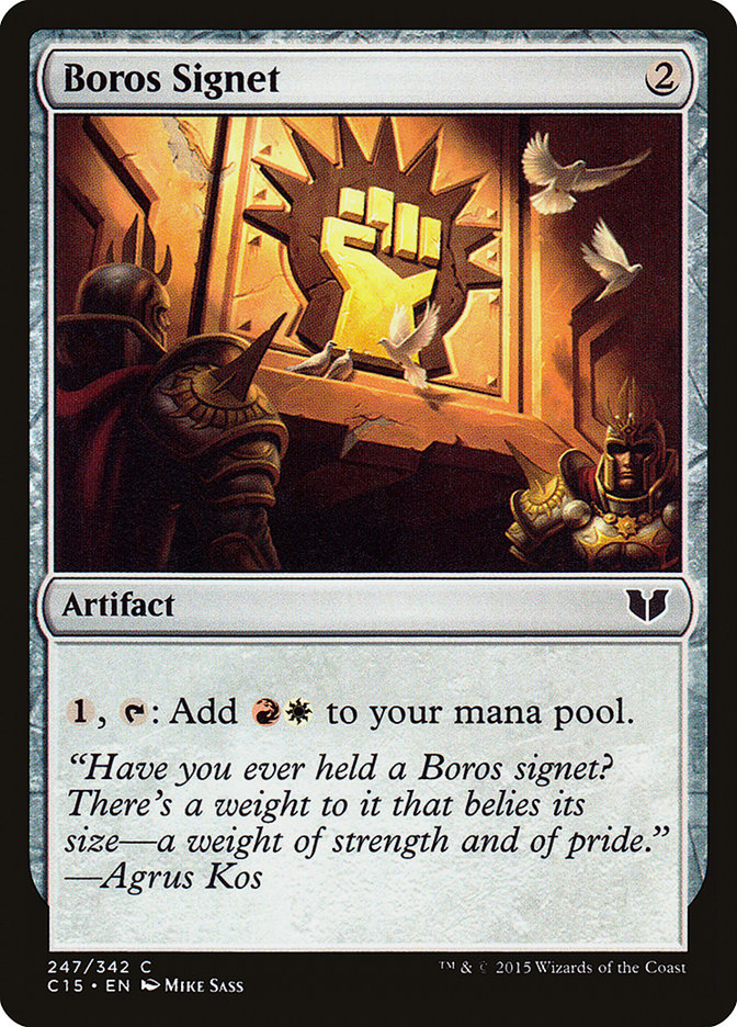 Boros Signet [Commander 2015] | Shuffle n Cut Hobbies & Games