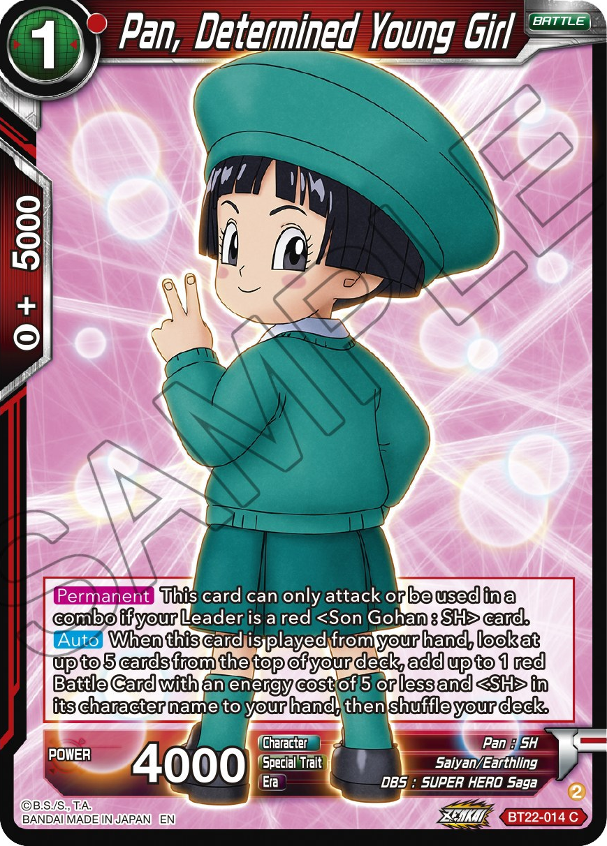 Pan, Determined Young Girl (BT22-014) [Critical Blow] | Shuffle n Cut Hobbies & Games