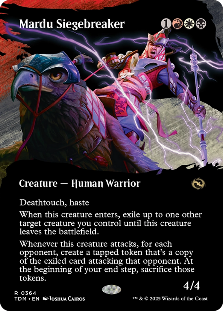 Mardu Siegebreaker (Borderless) [Tarkir: Dragonstorm] | Shuffle n Cut Hobbies & Games