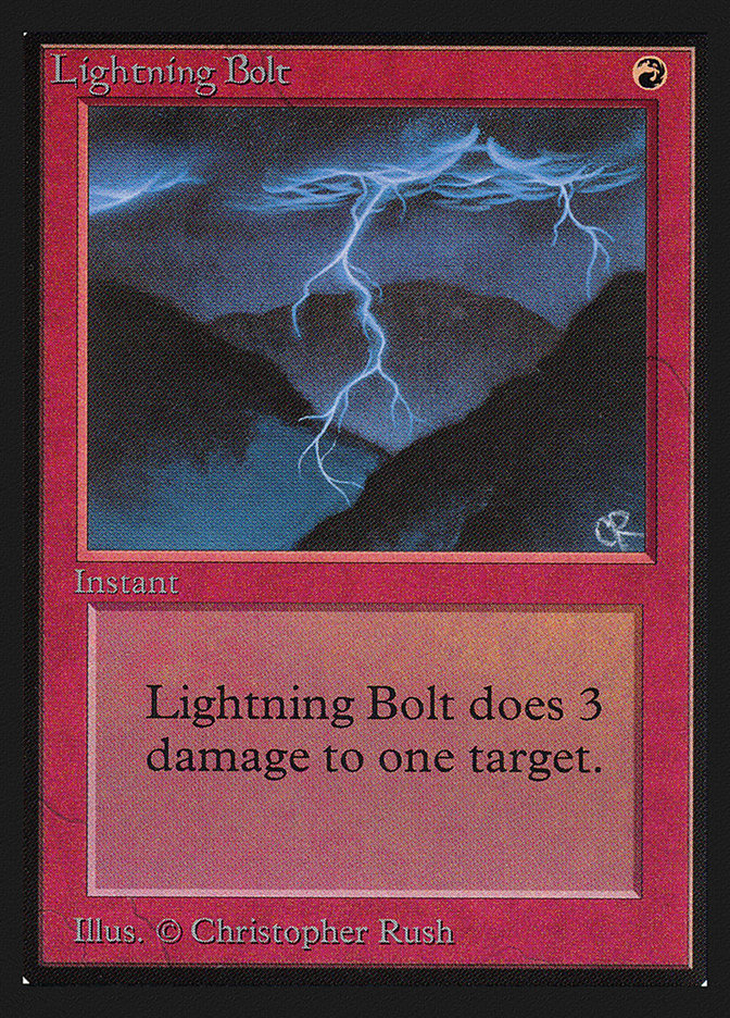 Lightning Bolt [International Collectors' Edition] | Shuffle n Cut Hobbies & Games