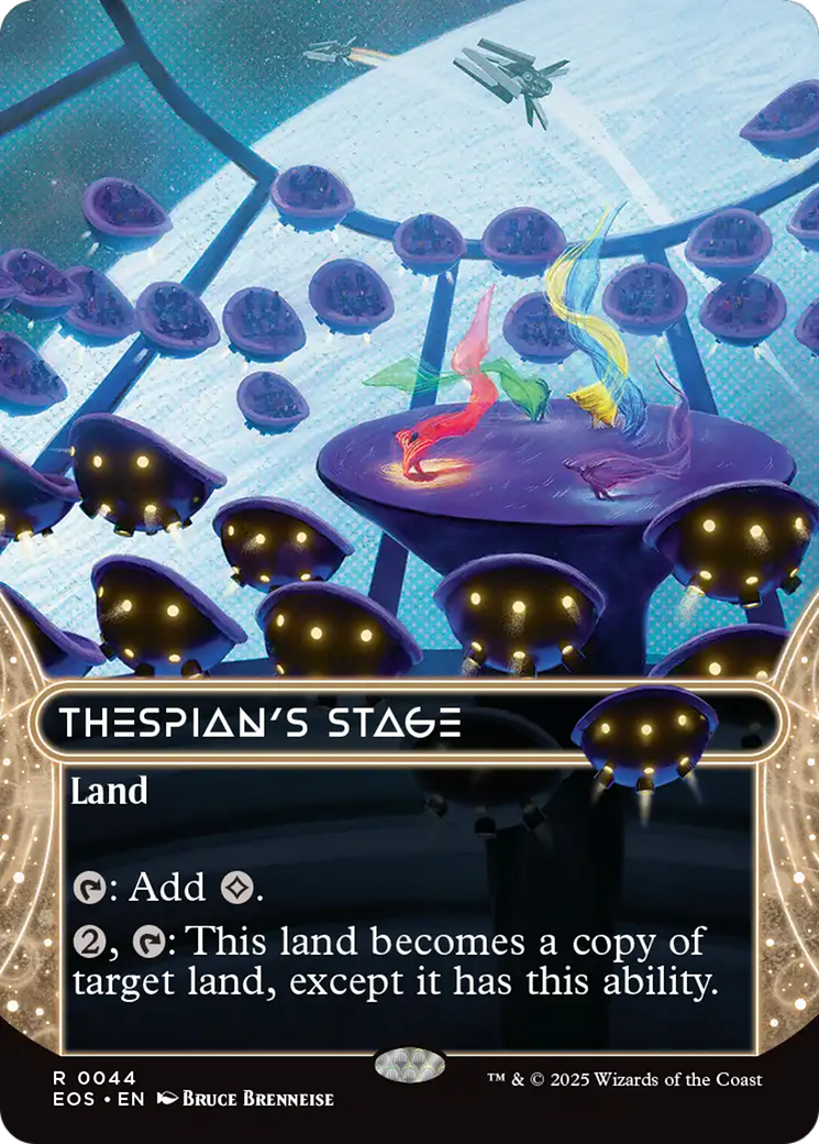 Thespian's Stage (0044) (Borderless) [Edge of Eternities: Stellar Sights] | Shuffle n Cut Hobbies & Games