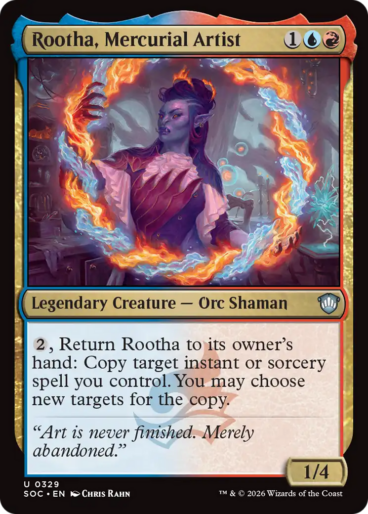 Rootha, Mercurial Artist [Secrets of Strixhaven Commander] | Shuffle n Cut Hobbies & Games