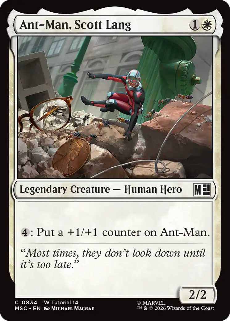 Ant-Man, Scott Lang (0834) [Marvel Super Heroes Commander] | Shuffle n Cut Hobbies & Games