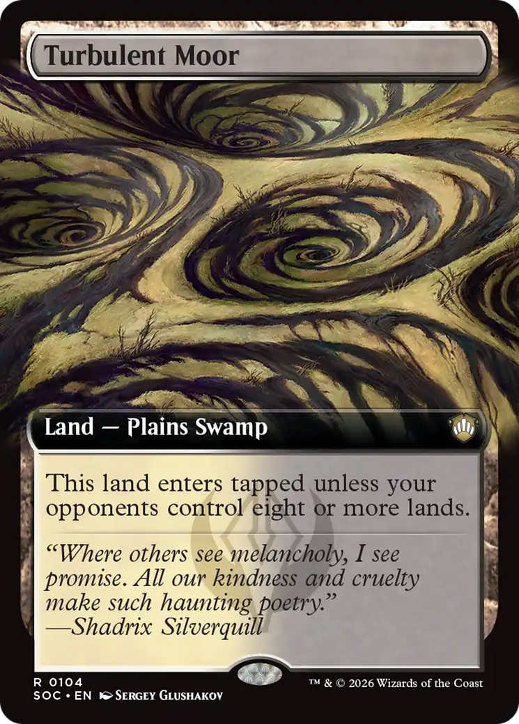 Turbulent Moor (Extended Art) [Secrets of Strixhaven Commander] | Shuffle n Cut Hobbies & Games
