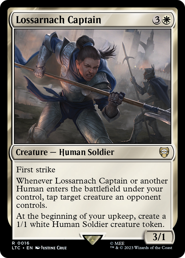 Lossarnach Captain [The Lord of the Rings: Tales of Middle-Earth Commander] | Shuffle n Cut Hobbies & Games