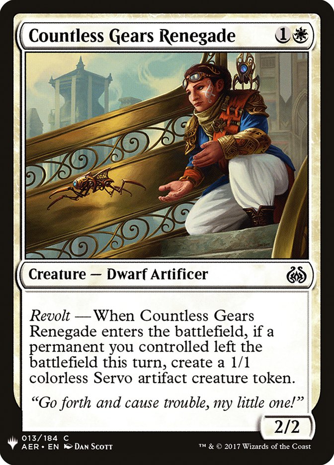 Countless Gears Renegade [Mystery Booster] | Shuffle n Cut Hobbies & Games