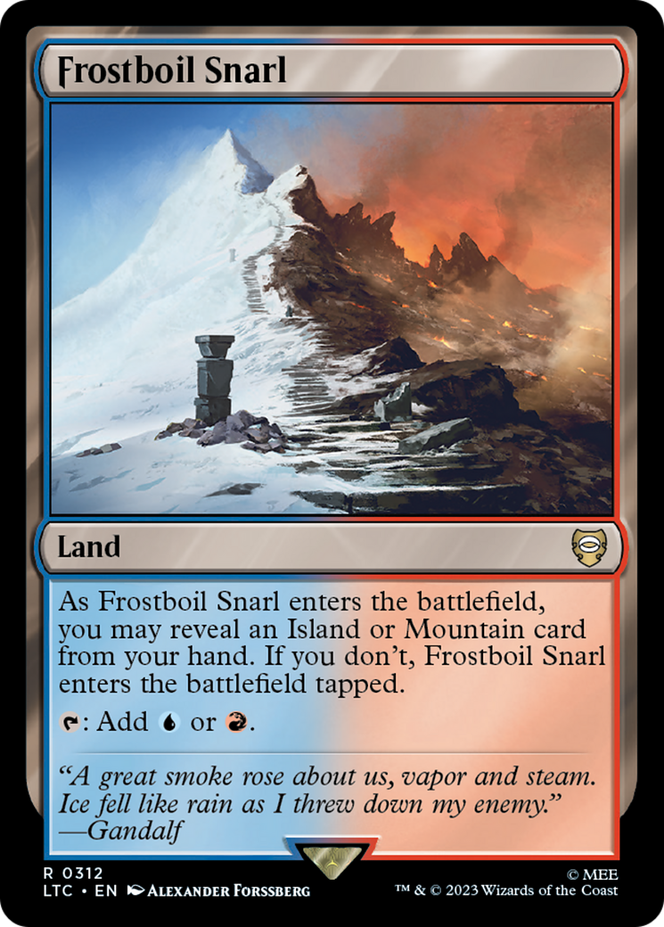 Frostboil Snarl [The Lord of the Rings: Tales of Middle-Earth Commander] | Shuffle n Cut Hobbies & Games