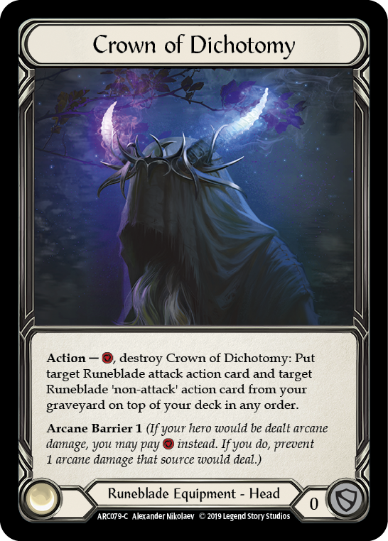 Crown of Dichotomy [ARC079-C] (Arcane Rising)  1st Edition Normal | Shuffle n Cut Hobbies & Games