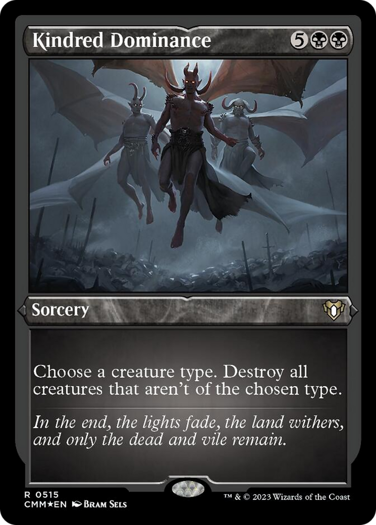 Kindred Dominance (Foil Etched) [Commander Masters] | Shuffle n Cut Hobbies & Games