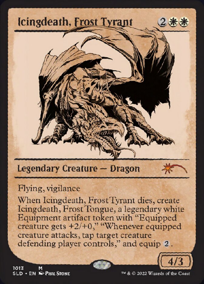 Icingdeath, Frost Tyrant (Showcase) [Secret Lair Drop Series] | Shuffle n Cut Hobbies & Games