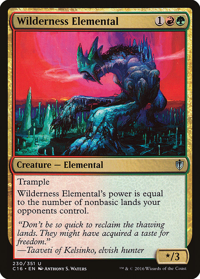 Wilderness Elemental [Commander 2016] | Shuffle n Cut Hobbies & Games