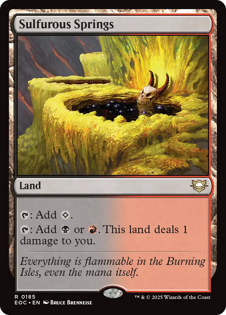 Sulfurous Springs [Edge of Eternities Commander] | Shuffle n Cut Hobbies & Games