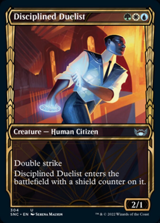 Disciplined Duelist (Showcase Golden Age) [Streets of New Capenna] | Shuffle n Cut Hobbies & Games