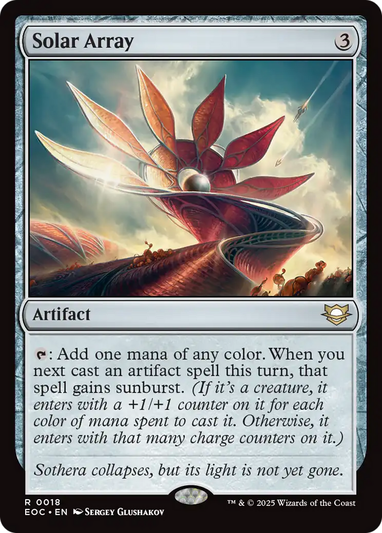 Solar Array [Edge of Eternities Commander] | Shuffle n Cut Hobbies & Games