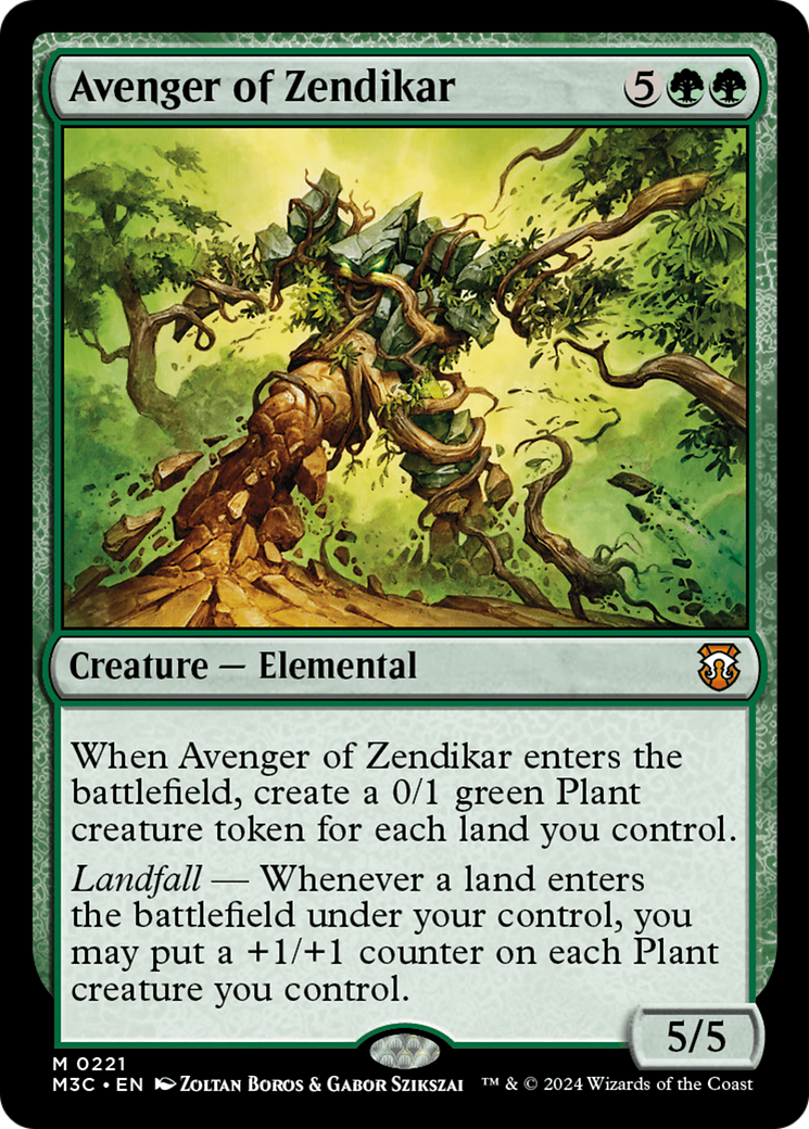Avenger of Zendikar (Ripple Foil) [Modern Horizons 3 Commander] | Shuffle n Cut Hobbies & Games