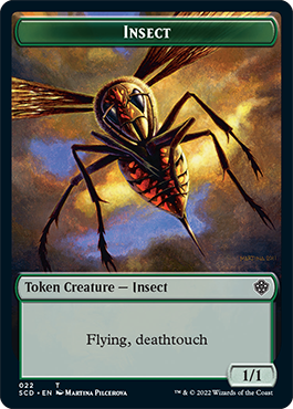 Insect // Soldier Double-Sided Token [Starter Commander Decks] | Shuffle n Cut Hobbies & Games