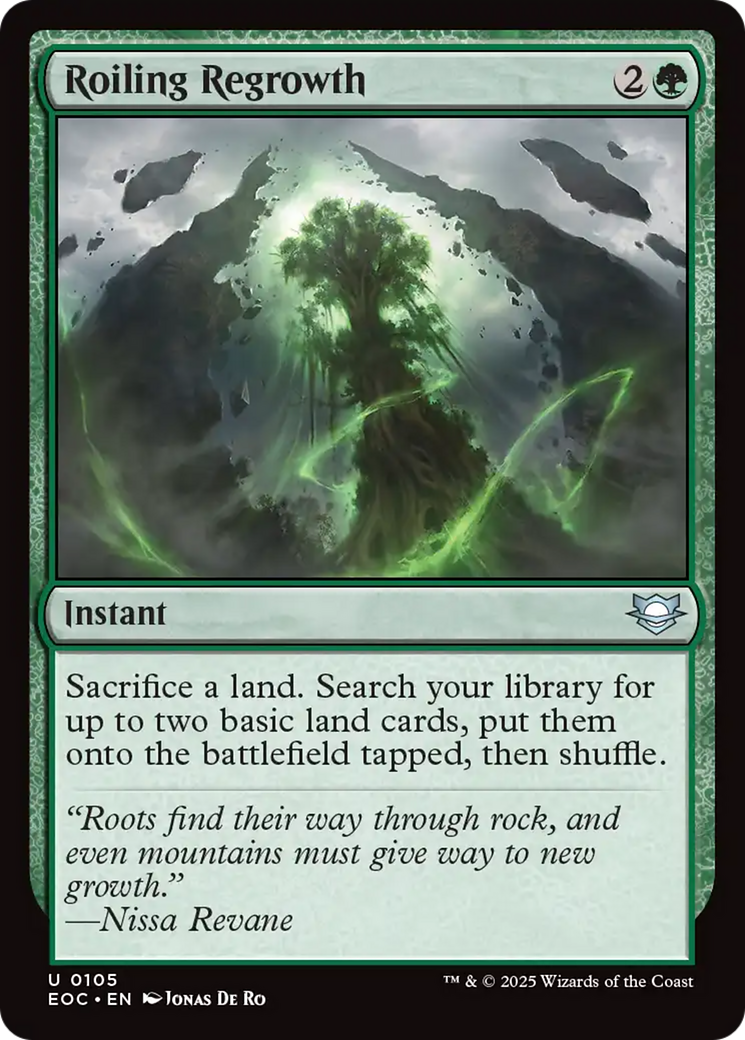 Roiling Regrowth [Edge of Eternities Commander] | Shuffle n Cut Hobbies & Games
