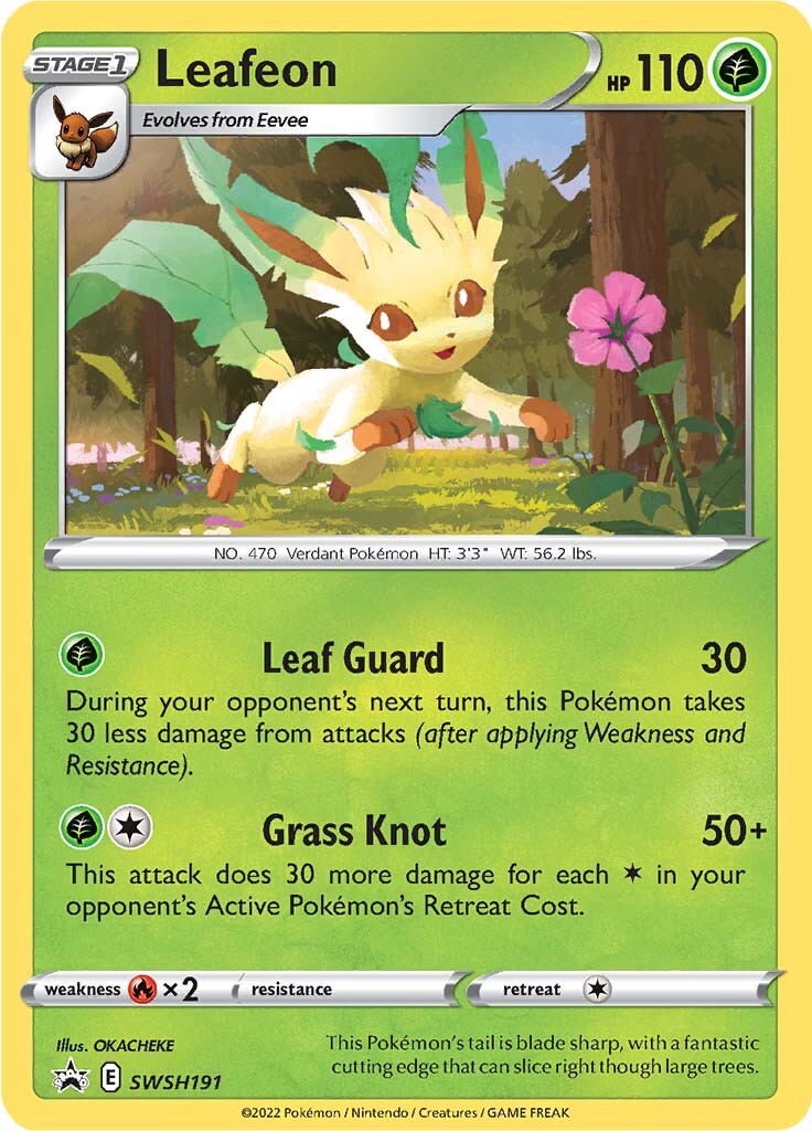 Leafeon (SWSH191) [Sword & Shield: Black Star Promos] | Shuffle n Cut Hobbies & Games
