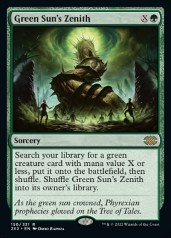 Green Sun's Zenith [Double Masters 2022] | Shuffle n Cut Hobbies & Games
