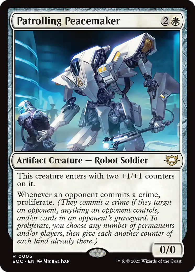 Patrolling Peacemaker [Edge of Eternities Commander] | Shuffle n Cut Hobbies & Games