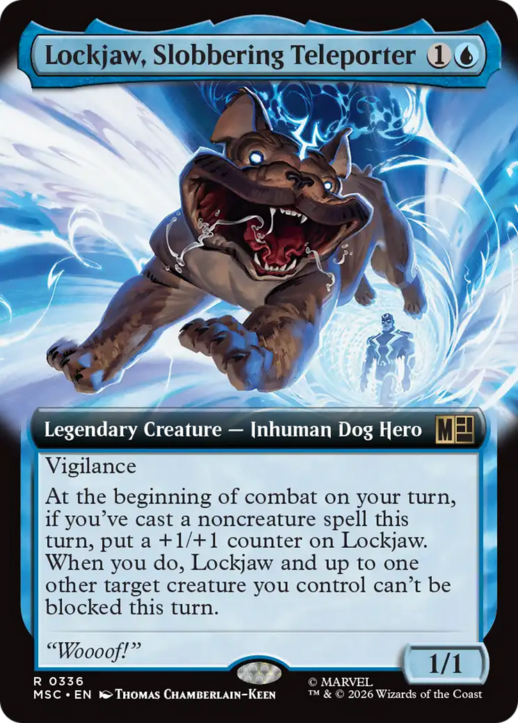 Lockjaw, Slobbering Teleporter (Extended Art) [Marvel Super Heroes Commander] | Shuffle n Cut Hobbies & Games