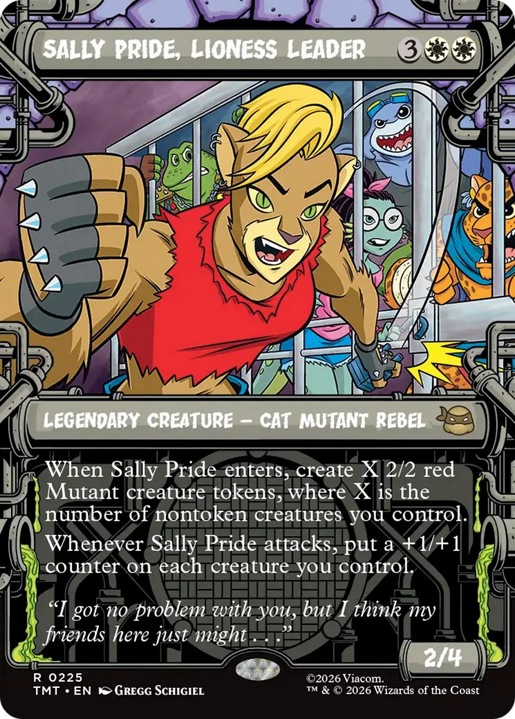 Sally Pride, Lioness Leader (Showcase) [Teenage Mutant Ninja Turtles] | Shuffle n Cut Hobbies & Games