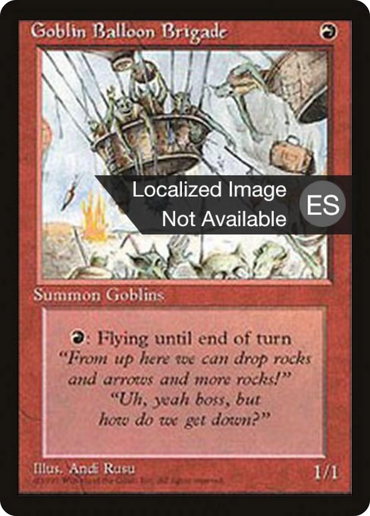 Goblin Balloon Brigade [Fourth Edition Foreign Black Border] | Shuffle n Cut Hobbies & Games
