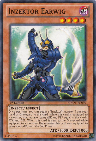 Inzektor Earwig [GAOV-EN030] Common | Shuffle n Cut Hobbies & Games