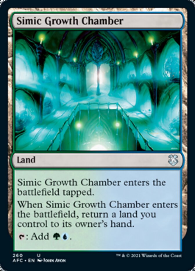 Simic Growth Chamber [Dungeons & Dragons: Adventures in the Forgotten Realms Commander] | Shuffle n Cut Hobbies & Games