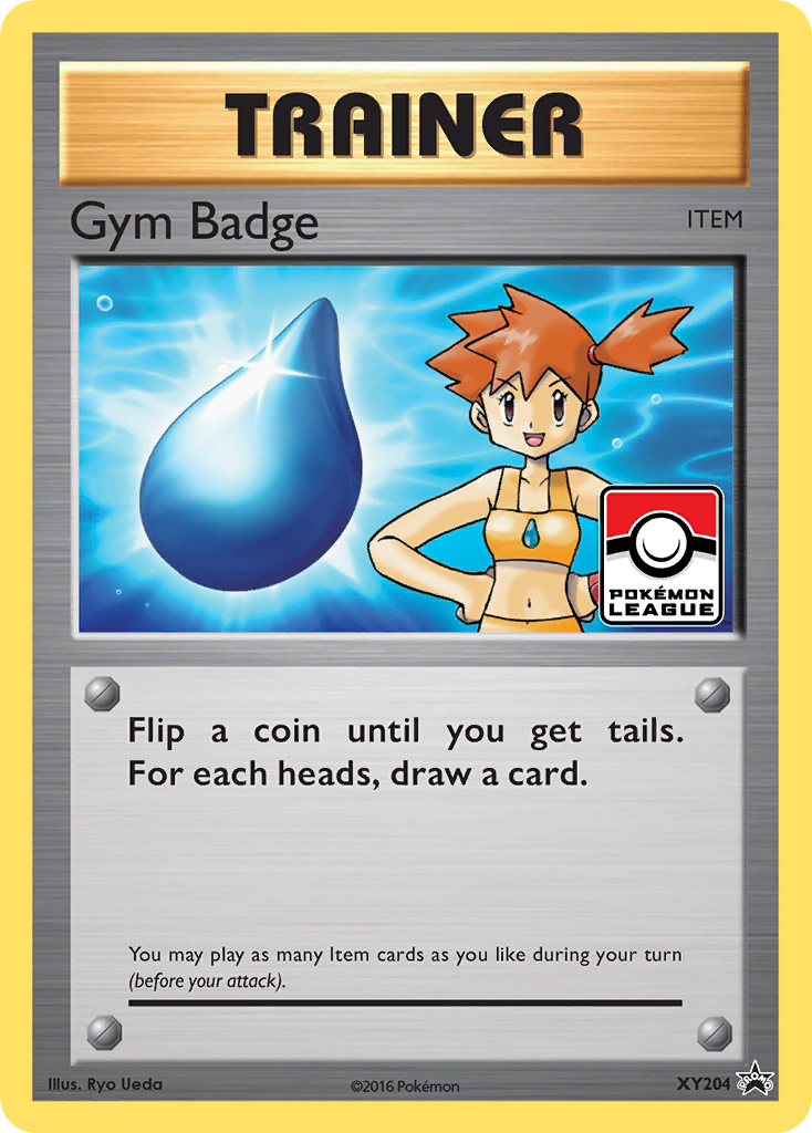 Gym Badge (XY204) (Misty) [XY: Black Star Promos] | Shuffle n Cut Hobbies & Games