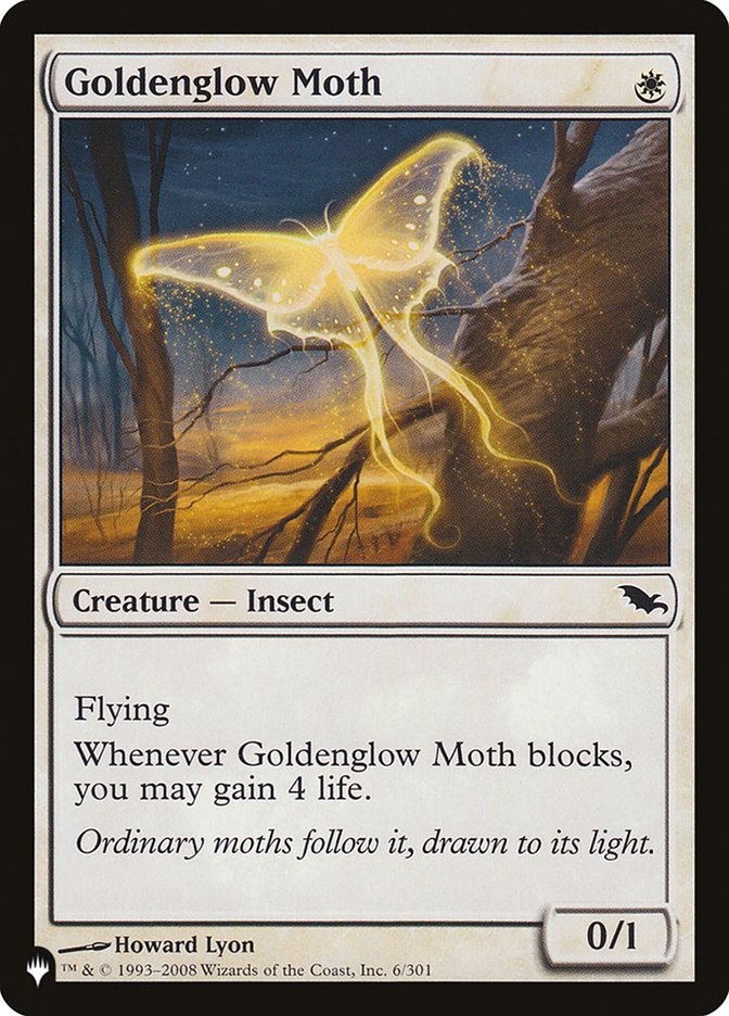 Goldenglow Moth [The List] | Shuffle n Cut Hobbies & Games