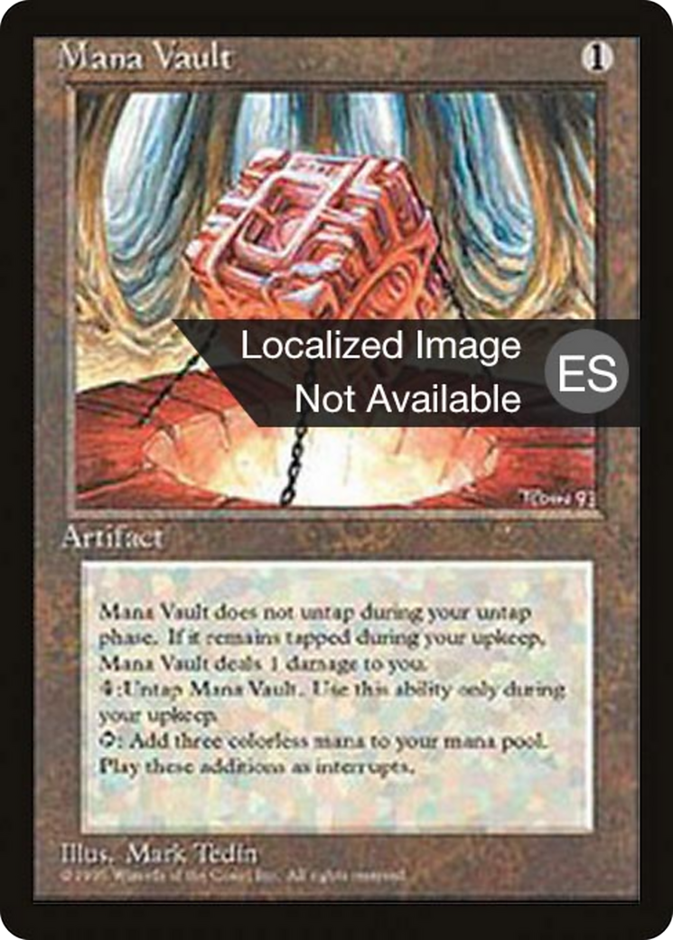 Mana Vault [Fourth Edition Foreign Black Border] | Shuffle n Cut Hobbies & Games