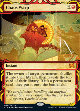 Chaos Warp (Foil Etched) [Strixhaven: Mystical Archive] | Shuffle n Cut Hobbies & Games