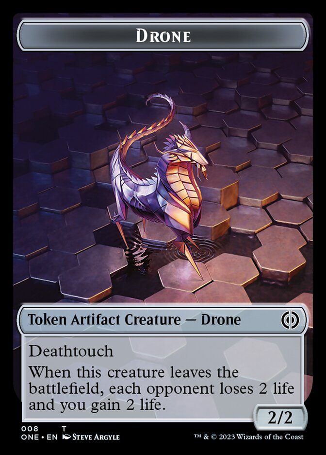 Drone Token [Phyrexia: All Will Be One Tokens] | Shuffle n Cut Hobbies & Games
