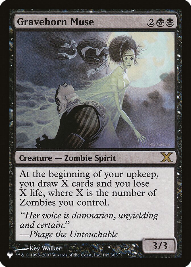 Graveborn Muse [The List] | Shuffle n Cut Hobbies & Games