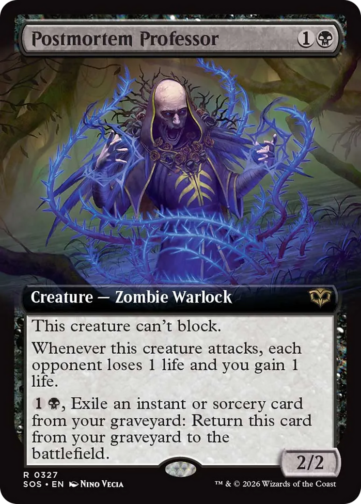 Postmortem Professor (Extended Art) [Secrets of Strixhaven] | Shuffle n Cut Hobbies & Games