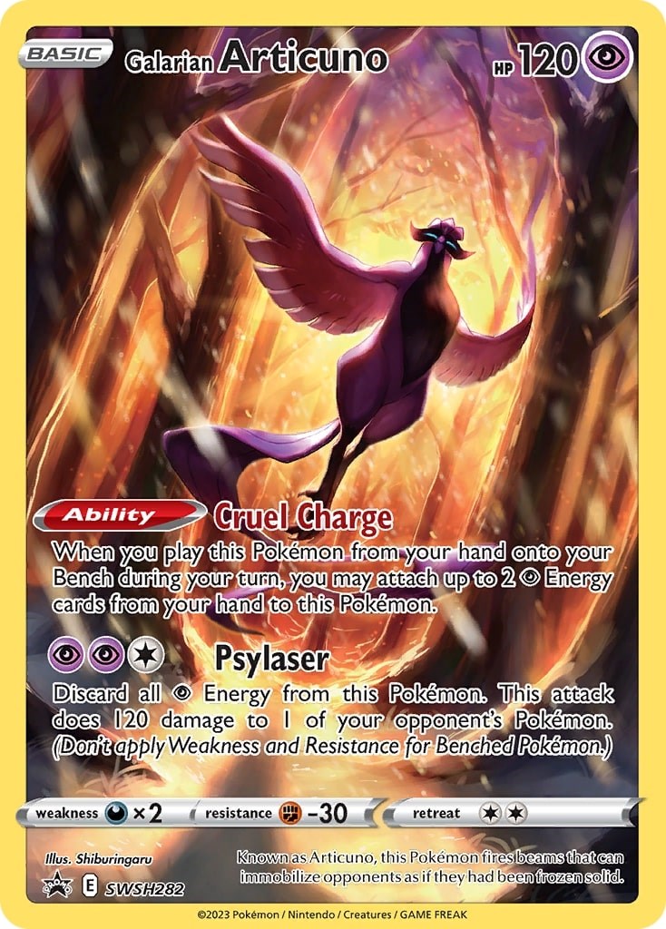 Galarian Articuno (SWSH282) [Sword & Shield: Black Star Promos] | Shuffle n Cut Hobbies & Games