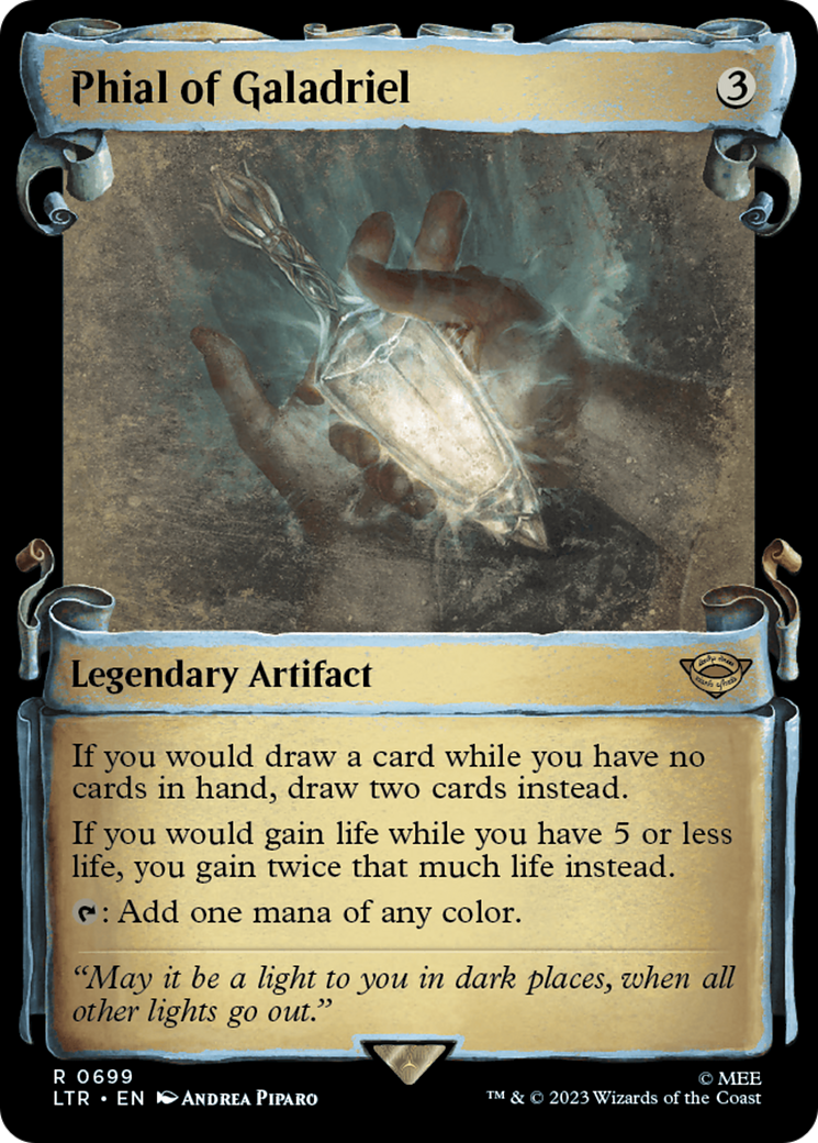 Phial of Galadriel [The Lord of the Rings: Tales of Middle-Earth Showcase Scrolls] | Shuffle n Cut Hobbies & Games