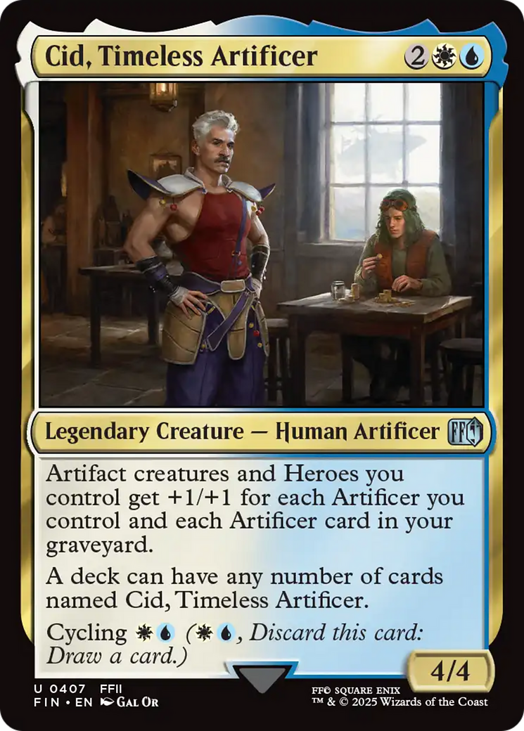 Cid, Timeless Artificer (0407) [FINAL FANTASY] | Shuffle n Cut Hobbies & Games
