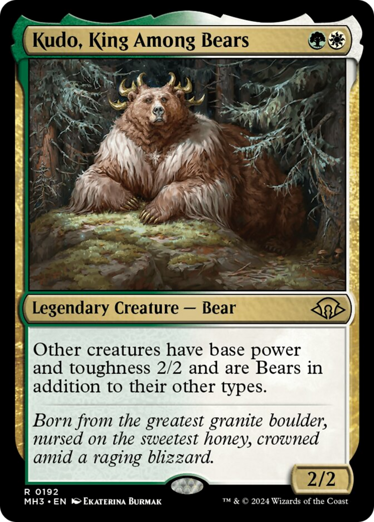 Kudo, King Among Bears [Modern Horizons 3] | Shuffle n Cut Hobbies & Games