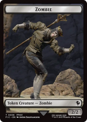 Moogle // Zombie Double-Sided Token [FINAL FANTASY Commander Tokens] | Shuffle n Cut Hobbies & Games