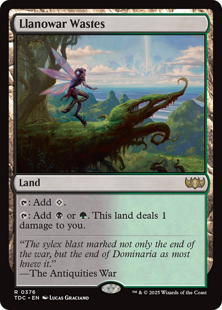 Llanowar Wastes [Tarkir: Dragonstorm Commander] | Shuffle n Cut Hobbies & Games