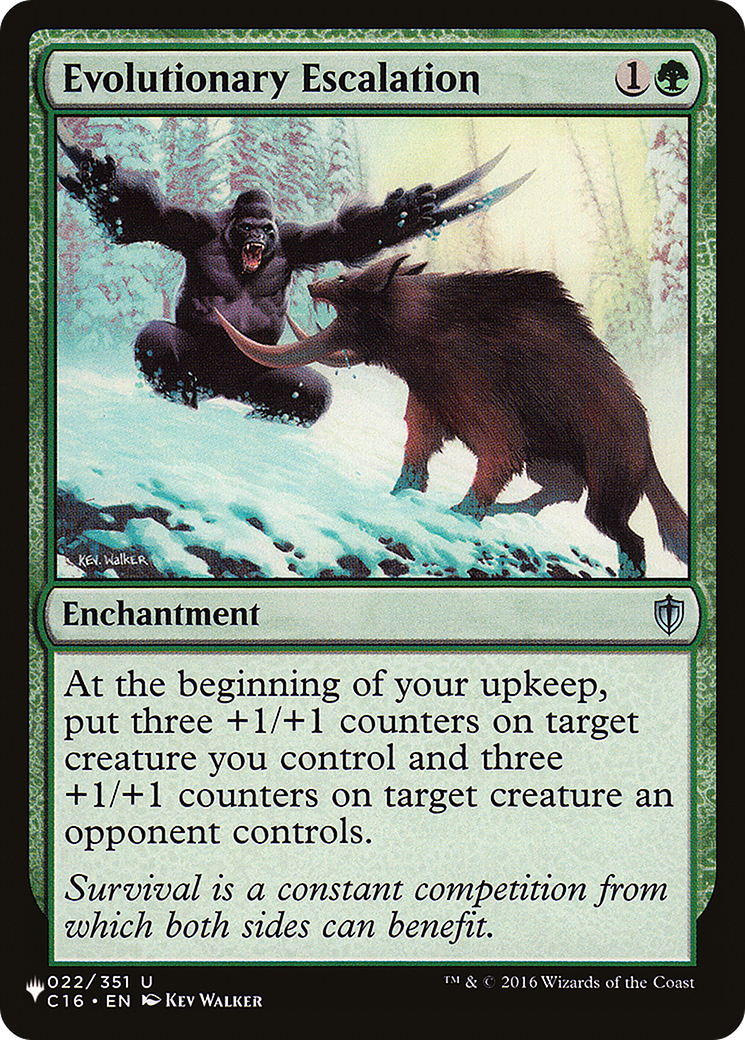 Evolutionary Escalation [The List] | Shuffle n Cut Hobbies & Games