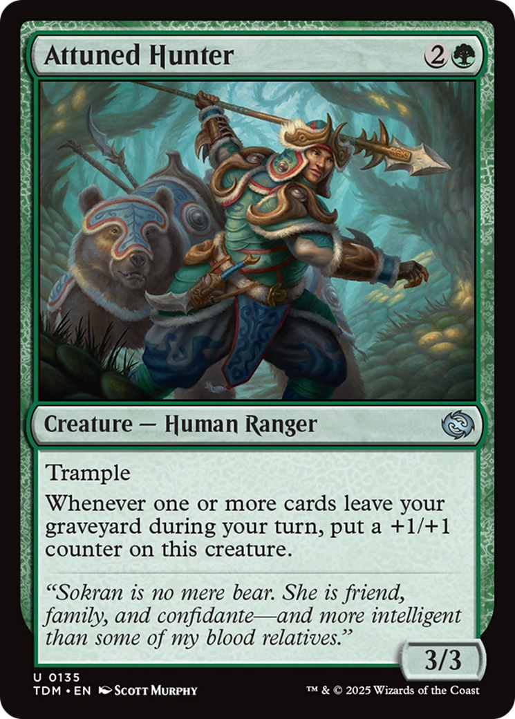 Attuned Hunter [Tarkir: Dragonstorm] | Shuffle n Cut Hobbies & Games