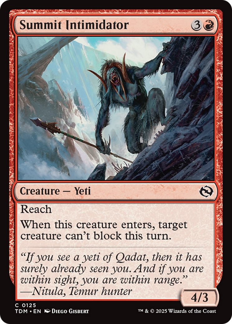 Summit Intimidator [Tarkir: Dragonstorm] | Shuffle n Cut Hobbies & Games