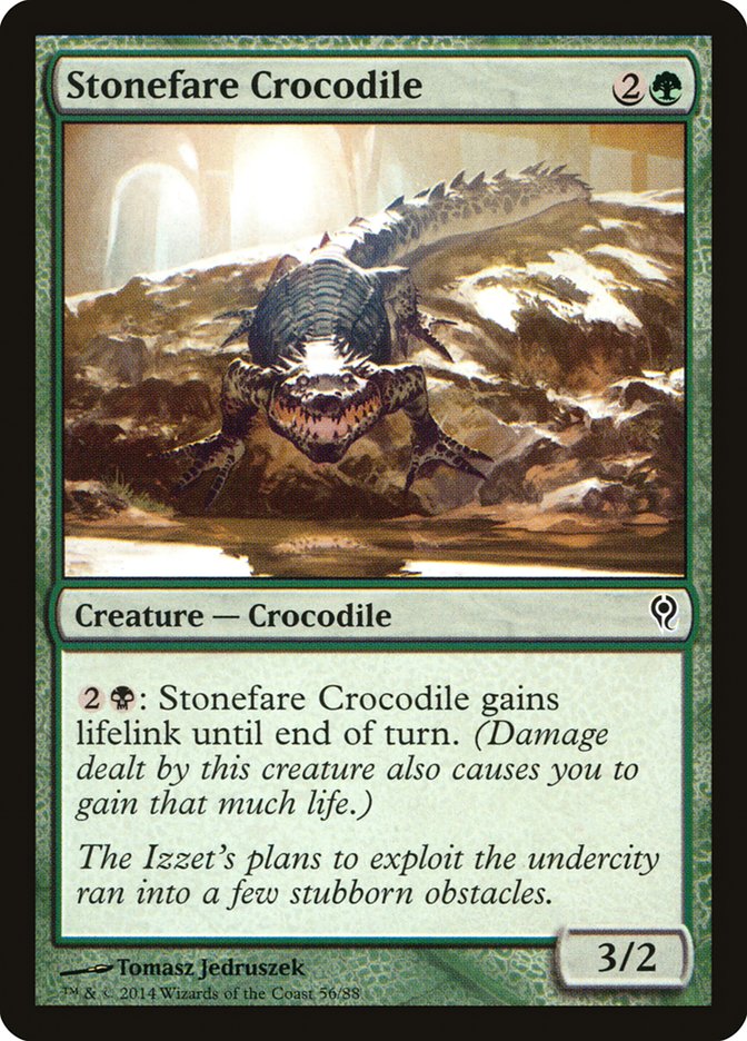 Stonefare Crocodile [Duel Decks: Jace vs. Vraska] | Shuffle n Cut Hobbies & Games