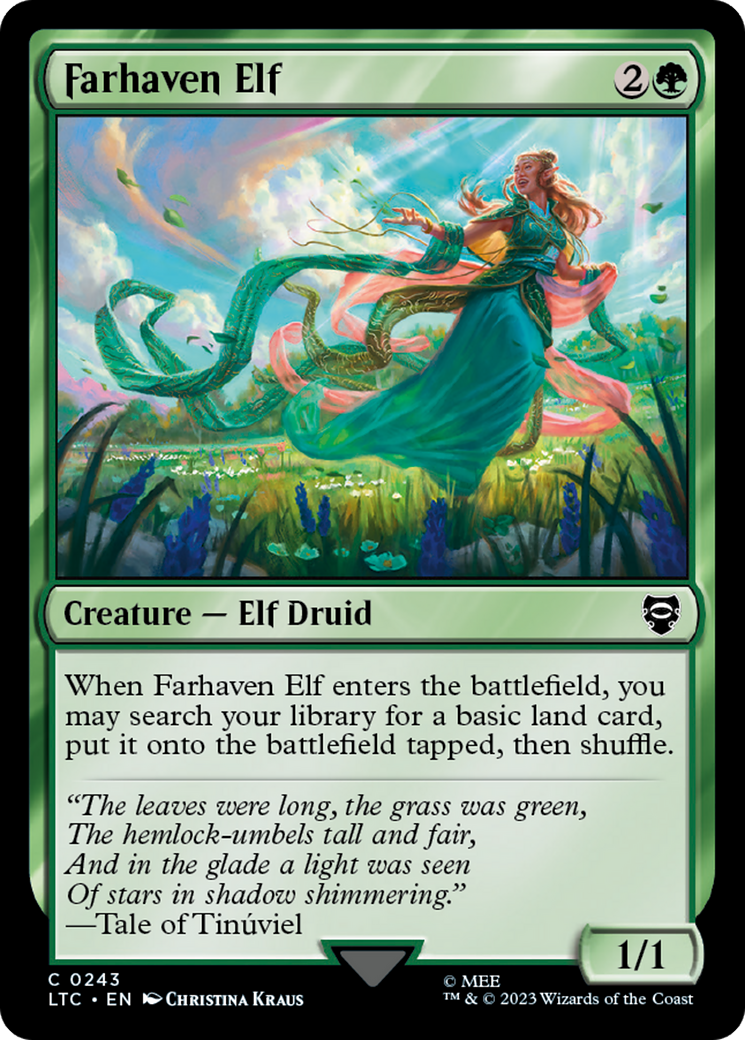 Farhaven Elf [The Lord of the Rings: Tales of Middle-Earth Commander] | Shuffle n Cut Hobbies & Games