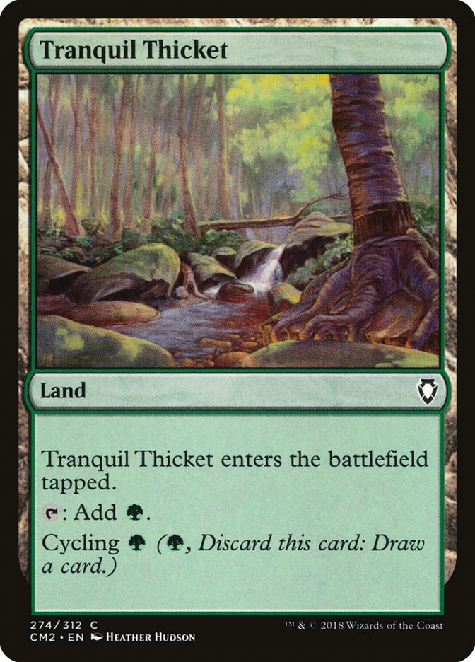 Tranquil Thicket [Commander Anthology Volume II] | Shuffle n Cut Hobbies & Games